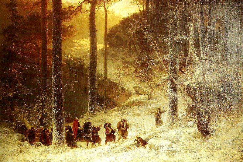 august malmstrom kung sverres tag till norge Spain oil painting art